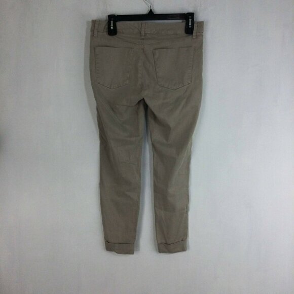 J Brand Anja Conc Dust Crop Cuffed Hem Mid Rise Stretch Pants Jeans Womens Sz 28 - Picture 2 of 6